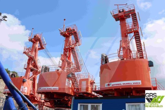 三台 NOV 海上起重机出售 / 位于欧洲