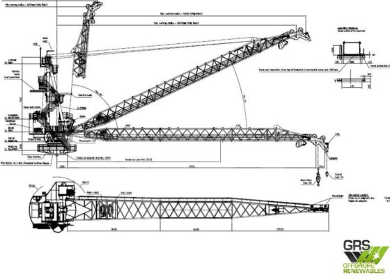 3台のNOVオフショアクレーン販売中 / ヨーロッパに所在 / 保管中、未使用