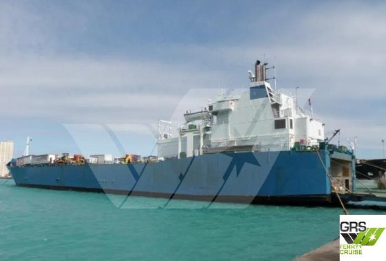 135m、1040レーンメーターのRoRo船販売中