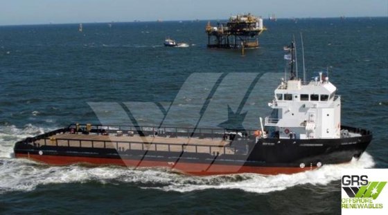 64m DP 2プラットフォーム補給船販売