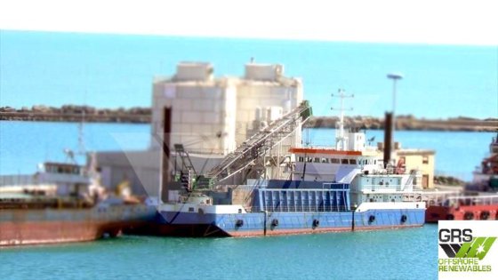 64mグラブホッパー浚渫船販売中