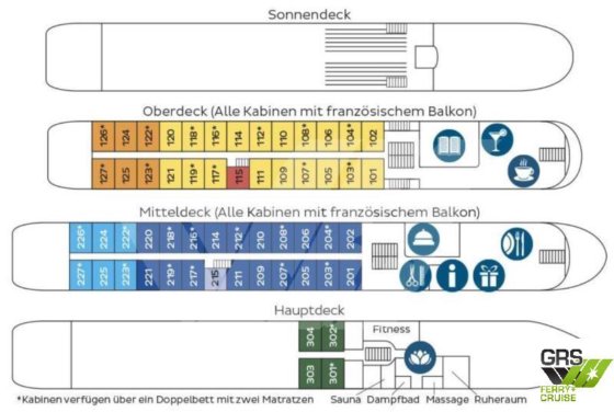 109m、110人乗りクルーズ船販売中
