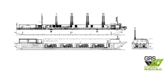 76m 12.2m ポンツーン