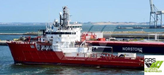 62m DP 1プラットフォーム補給船販売