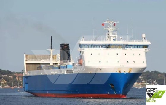 155米长、1690车道米的滚装船出售