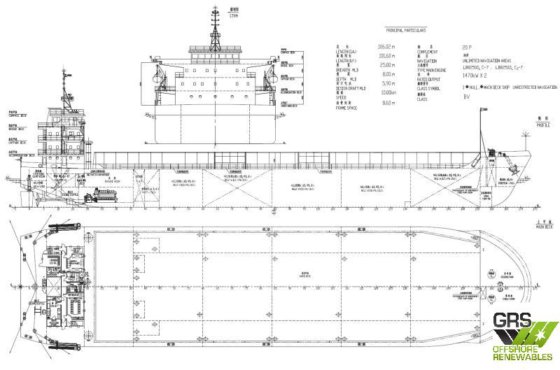 出售106米甲板货船