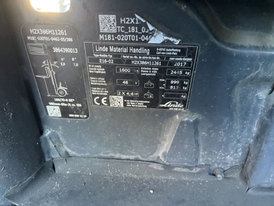 2017 Linde E16-02