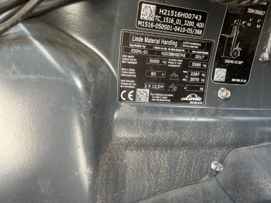 2017 Linde E50HL-01