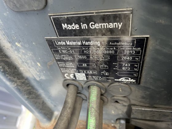 2013 Linde E16-01