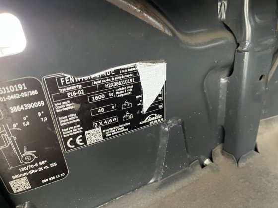 2018 Linde E16-02
