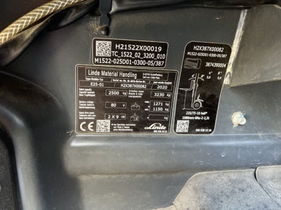 2020 Linde E25-01
