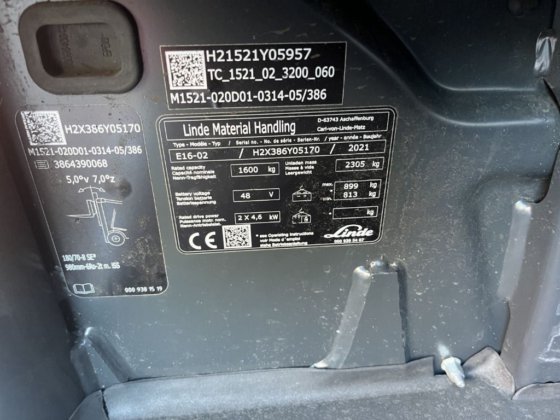 2021 Linde E16-02