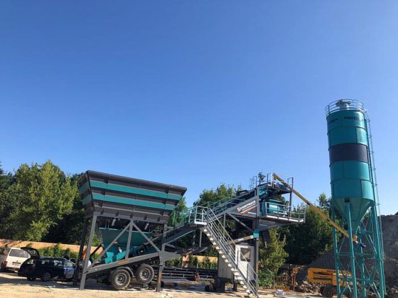 ポータブルコンクリートバッチプラント