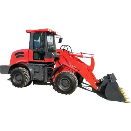 制造 Zl910 1t 前端农用轮式装载机，配备两台电动发动机