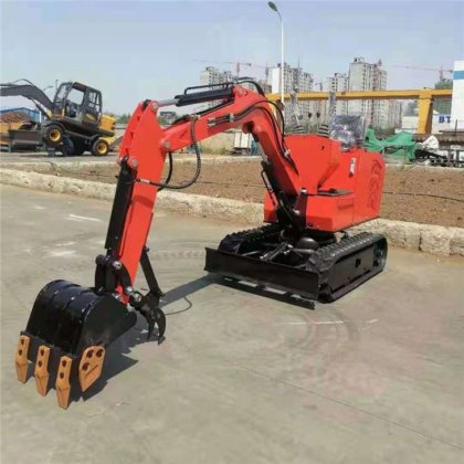 动臂摆动式伸缩履带迷你挖掘机 1 吨 1000KG 小型挖掘机