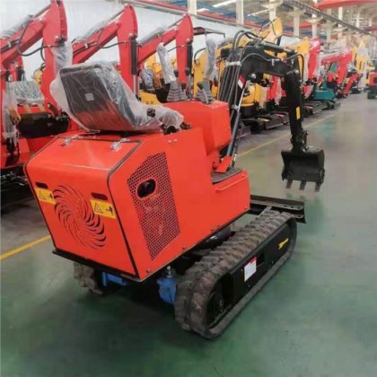 动臂摆动式伸缩履带迷你挖掘机 1 吨 1000KG 小型挖掘机