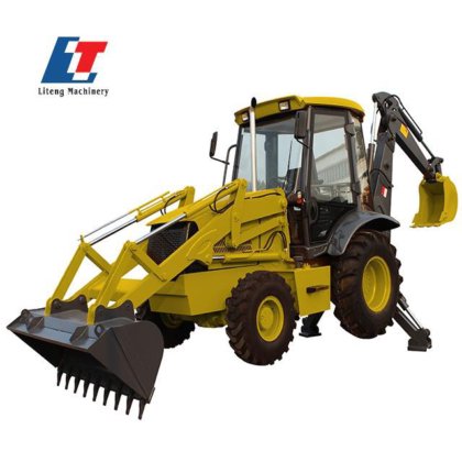 配备日本 Yammar 发动机的草坪拖拉机挖掘装载机