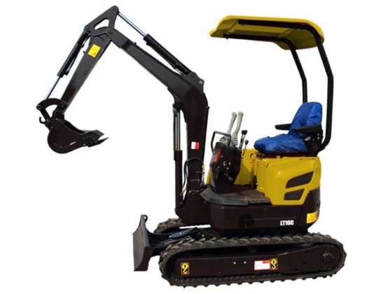 农场和花园使用的小型履带式液压挖掘机