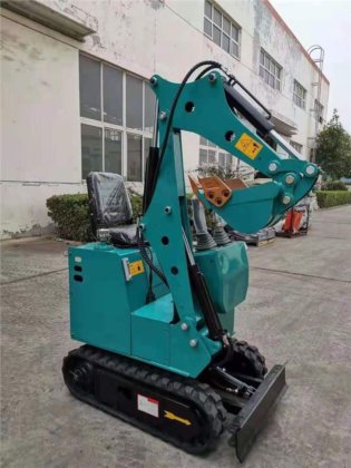 Sideboom 迷你电动履带式挖掘机 1 吨液压挖掘机出售