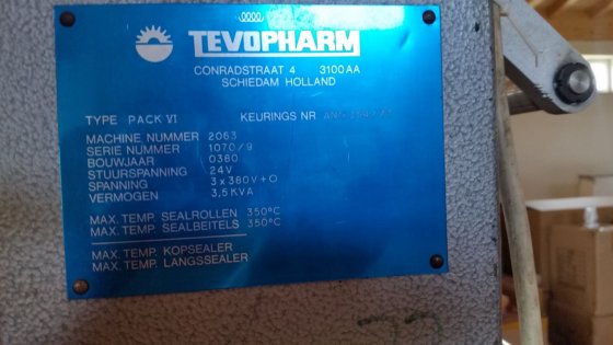 1980 Tevopharm Pack 6