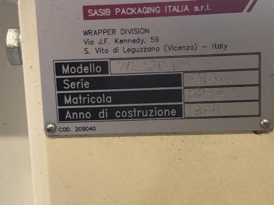 1998 SASIB WE 150 DX