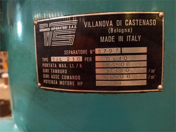 1980年 ベロネシSAL210セパレーター