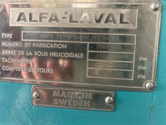Separador Alfa Laval