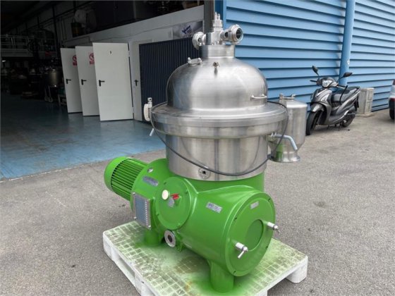 1981年製ウェストファリアSA45-36-076型プレート式遠心分離機 中古品