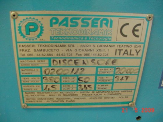 PASSERI TECHNODINAMIK -CE-