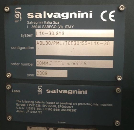 SALVAGNINI L1X - 30.SYS -