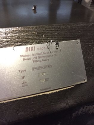 DIXI MACHINES DHP-50 -5X- SIEMENS