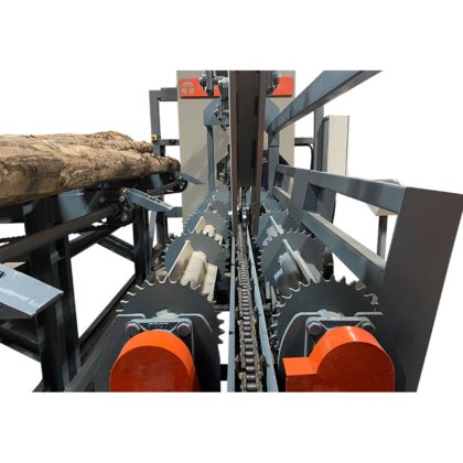 Machine à scier double verticale