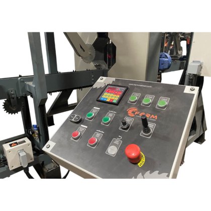 Machine à scier double verticale