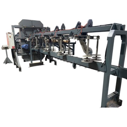 Machine à scier double verticale