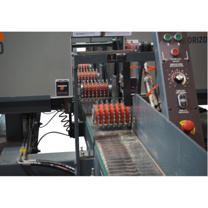 Scie à refendre horizontale multitêtes