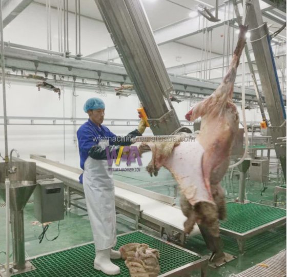 Meat Processing Complete Goat Slaughter Line Abattoir Equipment Project