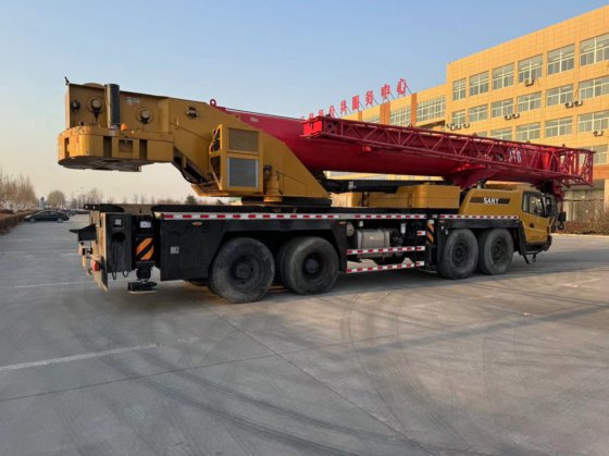 三一重工二手机械80吨汽车起重机