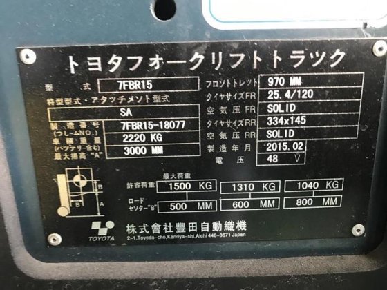 2016 Japan 7fbr15