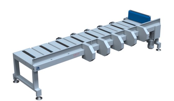 Receiving table with side discharge SO 4500, 6000, 7500 in Miechucino ...