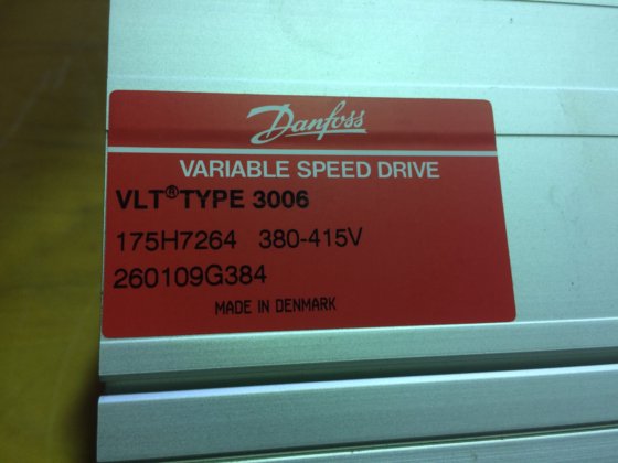 Danfoss VLT Type 3006 101375