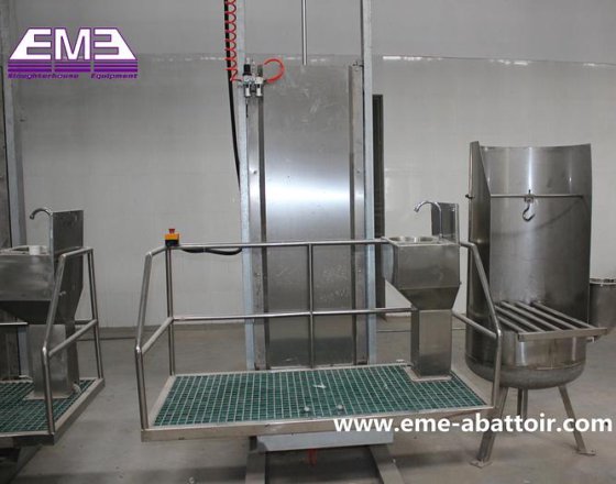 高生产率牛胴体带式分割提升机