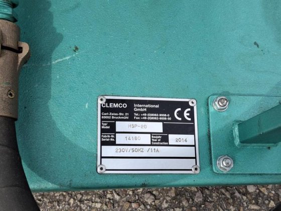 Dust-free, mobile blasting unit, HSP-20,