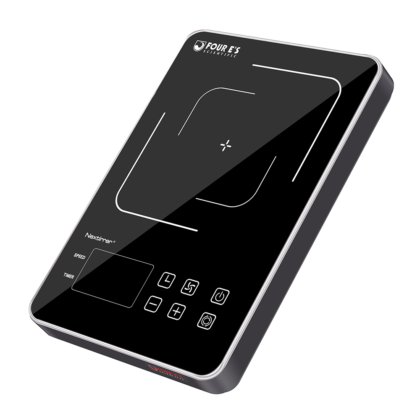 Four E'S 5 英寸磁力搅拌器，带玻璃顶和 LED