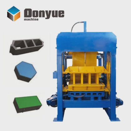 Qt4-15 Blocks Making Machine Automatic Brick Electric Concrete Block ...