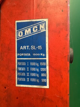 OMCN起重机 1500公斤