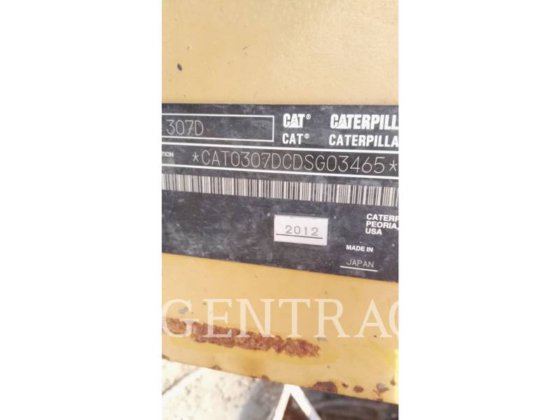 2012 CATERPILLAR 307D in Guatemala