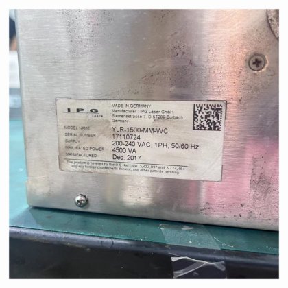 单模 IPG 激光源维修