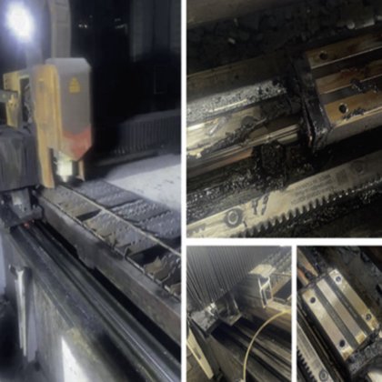 レーザー切断機のメンテナンス