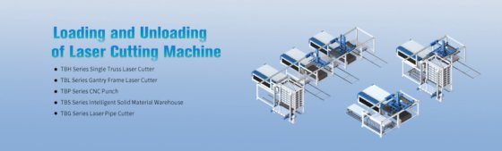 TBL 系列龙门框架激光切割机的装载和卸载