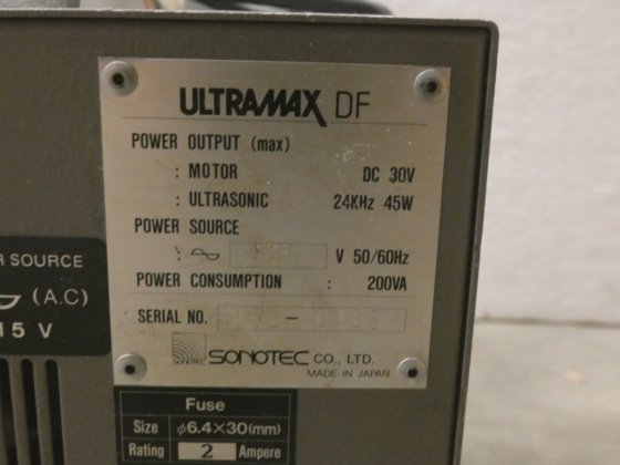 Ultramax DF Gesswein Output Indicator